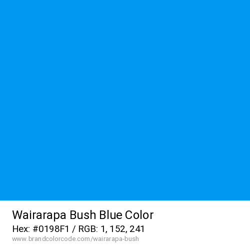 Wairarapa Bush's Blue color solid image preview