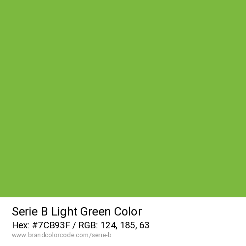 Serie B's Light Green color solid image preview