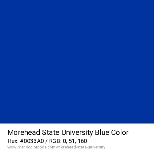Morehead State University's Blue color solid image preview