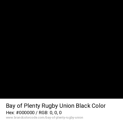 Bay of Plenty Rugby Union's Black color solid image preview