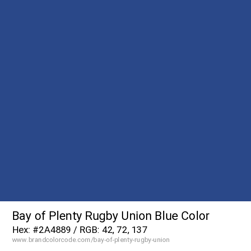 Bay of Plenty Rugby Union's Blue color solid image preview