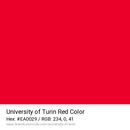University of Turin's Red color solid image preview