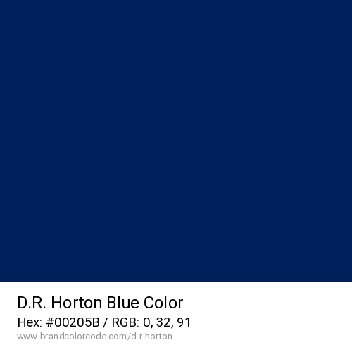D.R. Horton's Blue color solid image preview