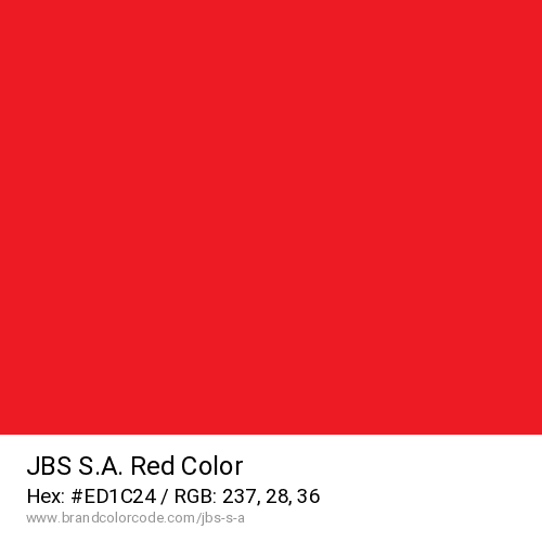 JBS S.A.'s Red color solid image preview