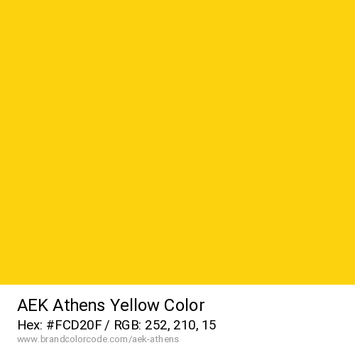 AEK Athens's Yellow color solid image preview