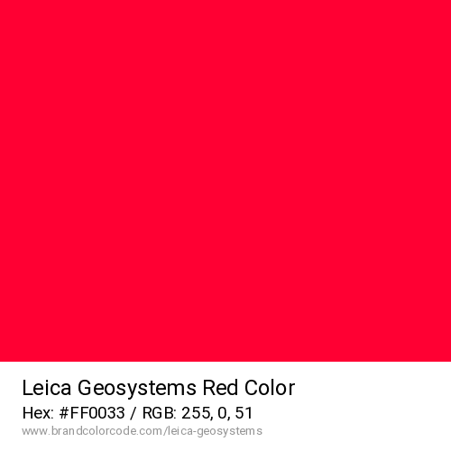 Leica Geosystems's Red color solid image preview