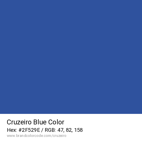 Cruzeiro's Blue color solid image preview