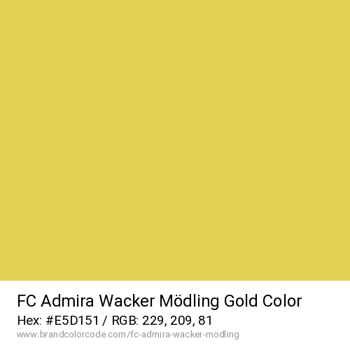 FC Admira Wacker Mödling's Gold color solid image preview