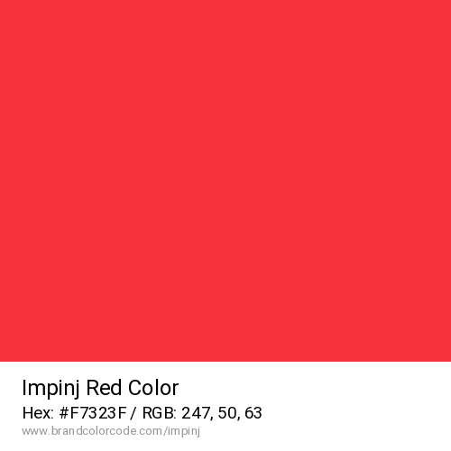 Impinj's Red color solid image preview