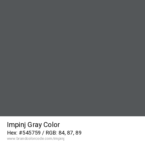 Impinj's Gray color solid image preview