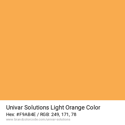 Univar Solutions's Light Orange color solid image preview