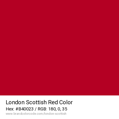 London Scottish's Red color solid image preview