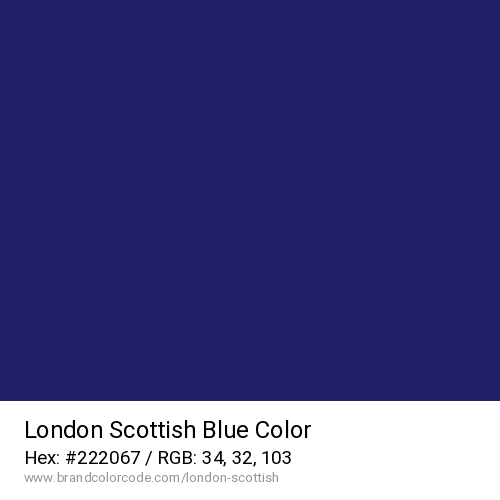 London Scottish's Blue color solid image preview