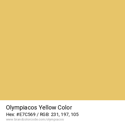 Olympiacos's Yellow color solid image preview
