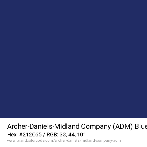 Archer-Daniels-Midland Company (ADM)'s Blue color solid image preview