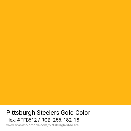 Pittsburgh Steelers's Gold color solid image preview
