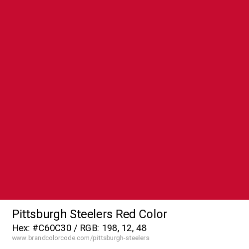 Pittsburgh Steelers's Red color solid image preview