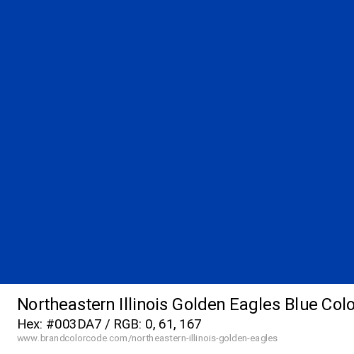 Northeastern Illinois Golden Eagles's Blue color solid image preview