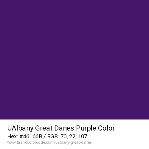 UAlbany Great Danes's Purple color solid image preview