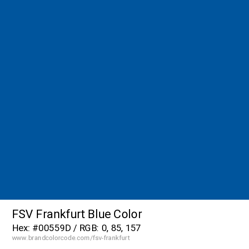 FSV Frankfurt's Blue color solid image preview