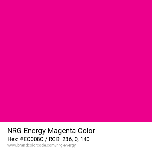 NRG Energy's Magenta color solid image preview