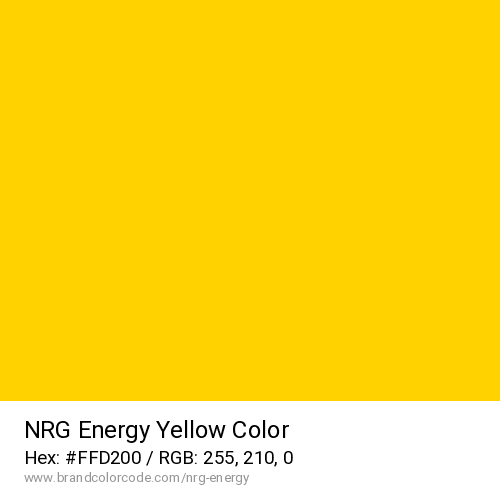 NRG Energy's Yellow color solid image preview