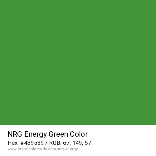 NRG Energy's Green color solid image preview