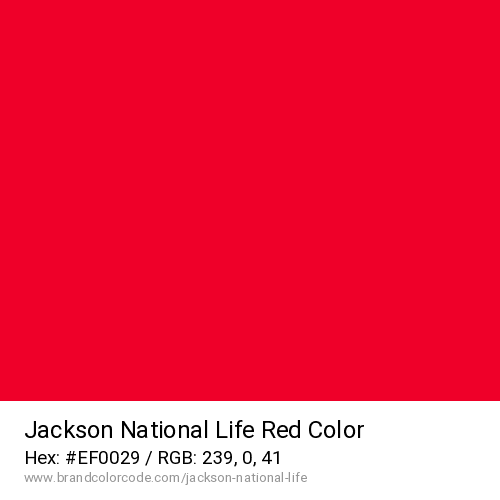 Jackson National Life's Red color solid image preview
