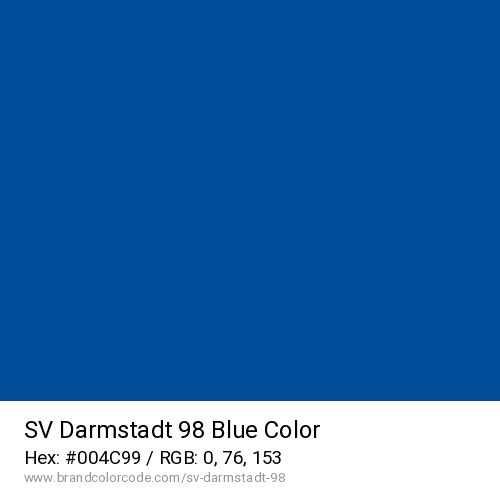 SV Darmstadt 98's Blue color solid image preview