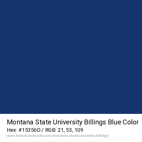 Montana State University Billings's Blue color solid image preview
