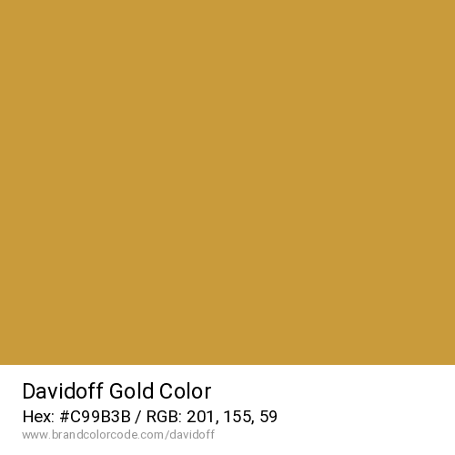 Davidoff's Gold color solid image preview