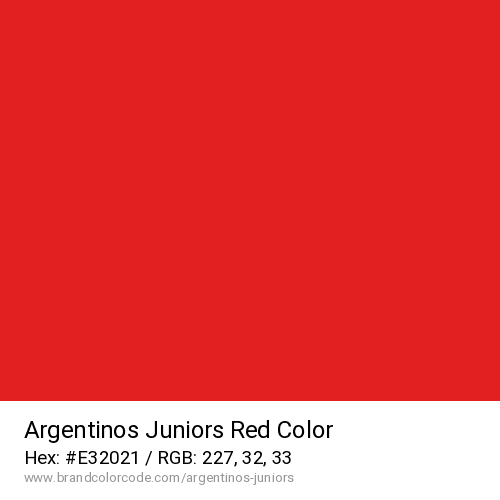 Argentinos Juniors's Red color solid image preview