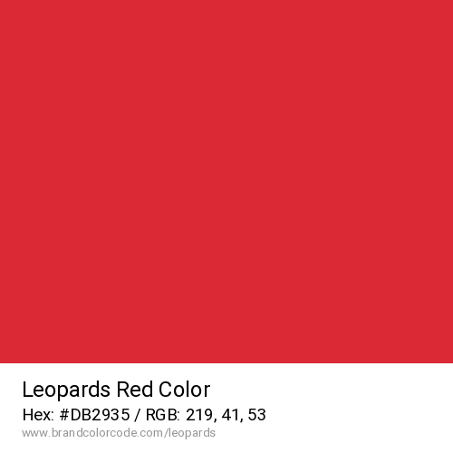 Leopards's Red color solid image preview
