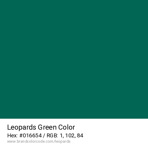 Leopards's Green color solid image preview