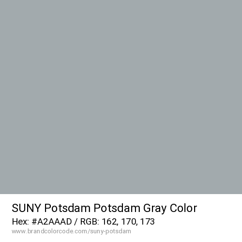 SUNY Potsdam's Potsdam Gray color solid image preview