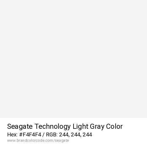 Seagate Technology's Light Gray color solid image preview