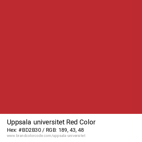 Uppsala universitet's Red color solid image preview