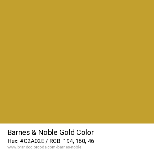 Barnes & Noble's Gold color solid image preview