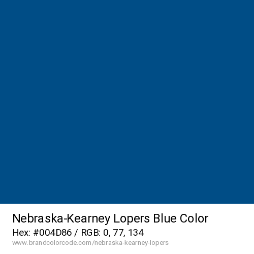 Nebraska-Kearney Lopers's Blue color solid image preview