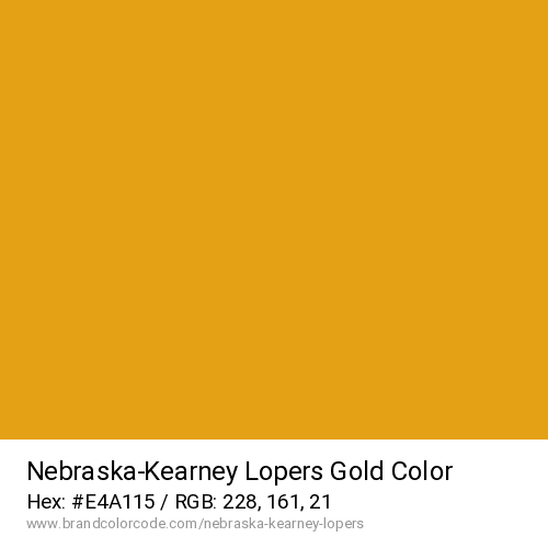 Nebraska-Kearney Lopers's Gold color solid image preview