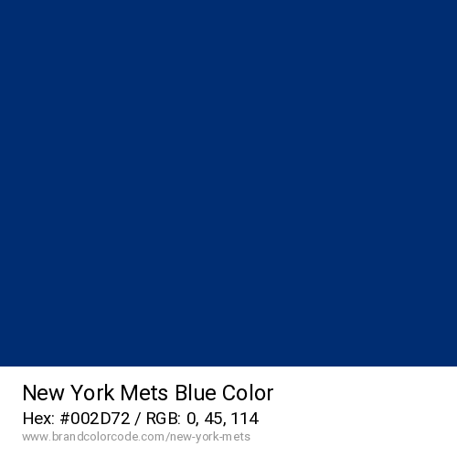 New York Mets's Blue color solid image preview