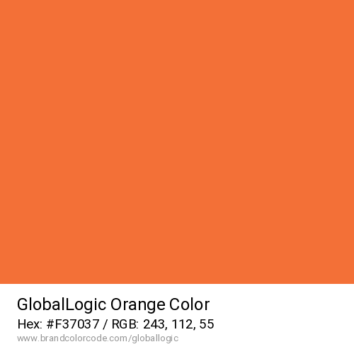 GlobalLogic's Orange color solid image preview