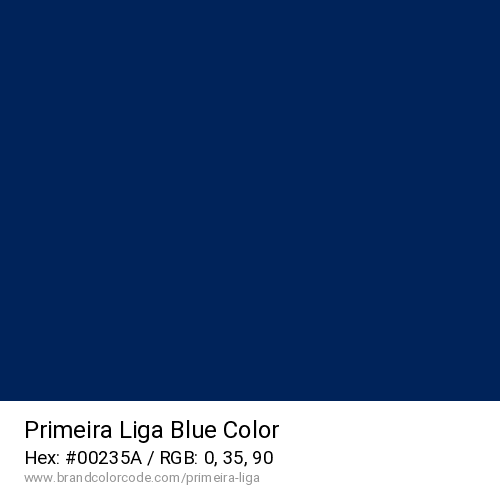 Primeira Liga's Blue color solid image preview