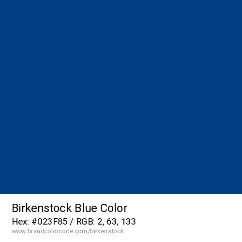 Birkenstock's Blue color solid image preview