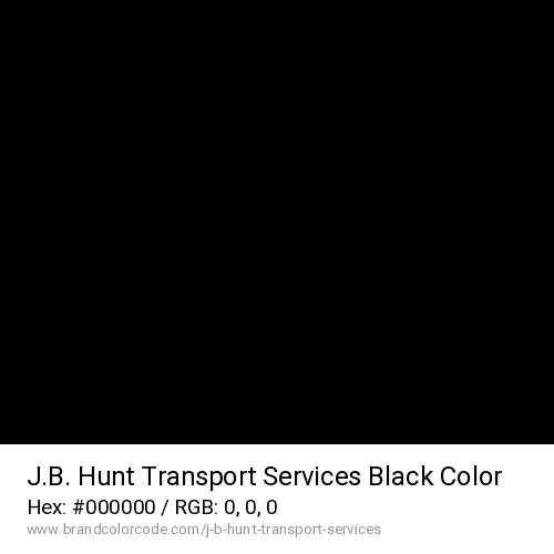 J.B. Hunt Transport Services's Black color solid image preview