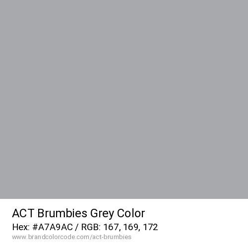 ACT Brumbies's Grey color solid image preview