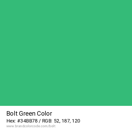 Bolt's Green color solid image preview