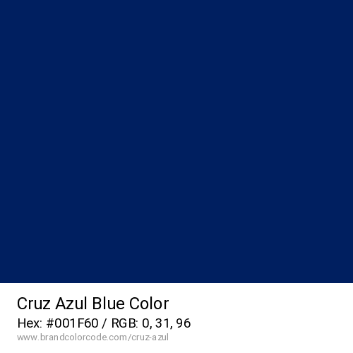 Cruz Azul's Blue color solid image preview