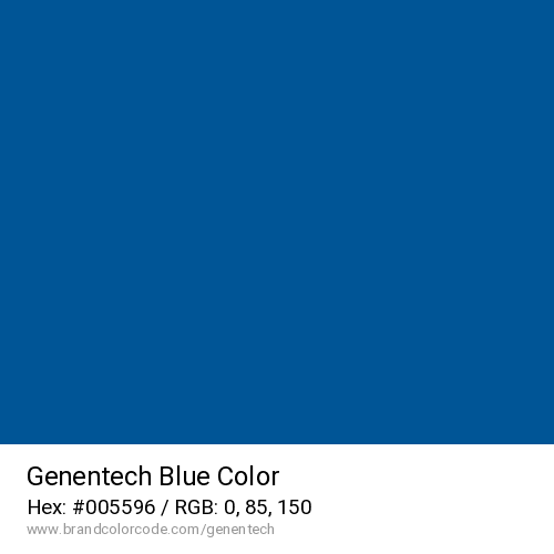 Genentech's Blue color solid image preview