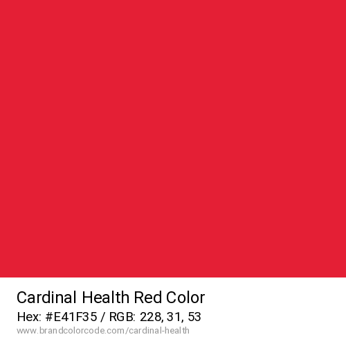 Cardinal Health's Red color solid image preview